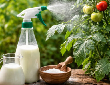 Homemade Milk Spray for Plants