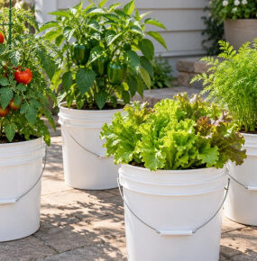 12 Vegetables You Can Grow in a 5-Gallon Bucket