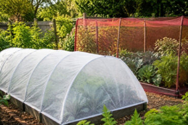 Using Nets and Row Covers in the Vegetable Garden