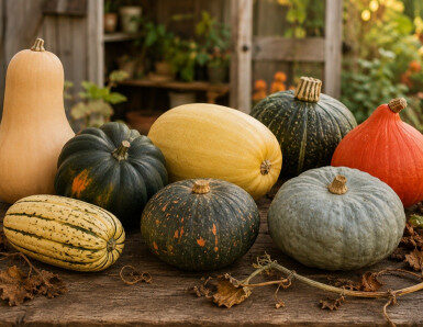 Winter Squash Varieties and Their Storage Life
